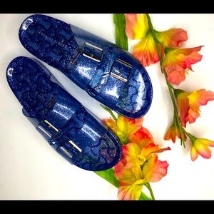 Glitter Double strap sandals